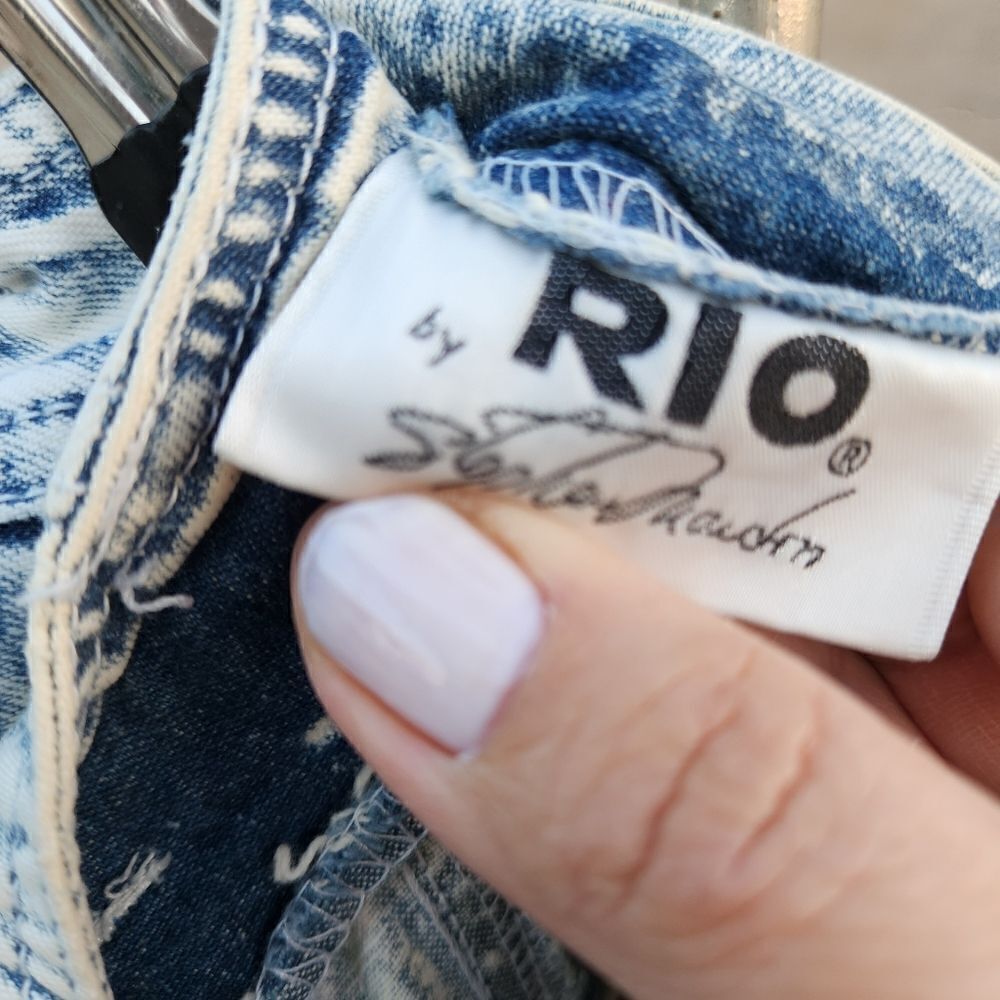 Rio by Stephen Mardon 80s 90s jeans acid washed - Picture 4 of 10